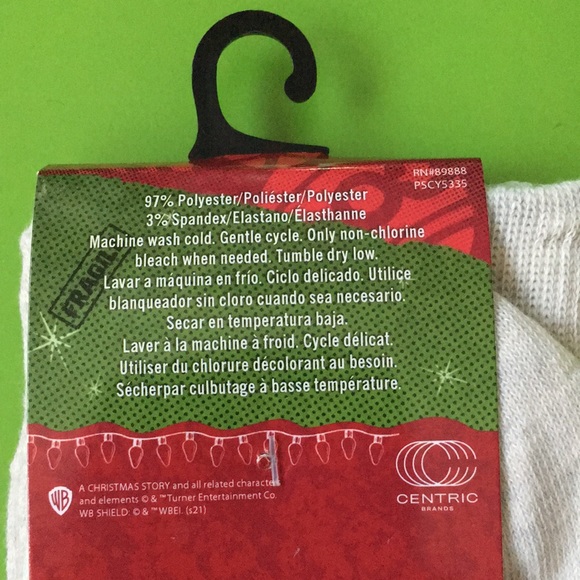 Socks LEG LAMP a Christmas Story movie kitsch fishnet stocking classic NEW - Picture 4 of 6